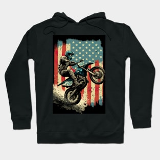 Dirt Bike Stunt Around Money Hoodie